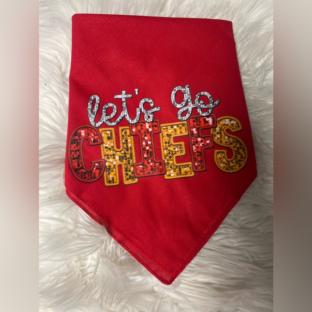 COPY - New dog bandanna, Kansas City Chiefs